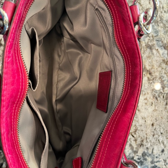 Pink Coach Purse - Picture 4 of 9